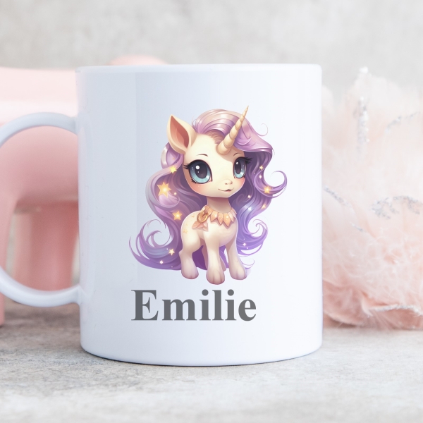 Cup with the unicorn Joan
